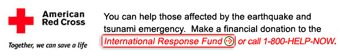 Please help victims of the tsunamis and other crises around the world...